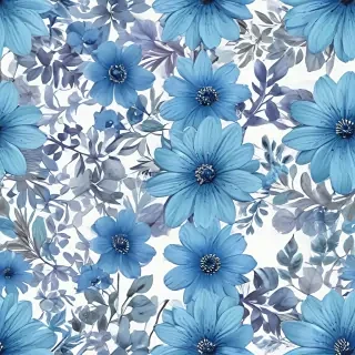 blue flowers png