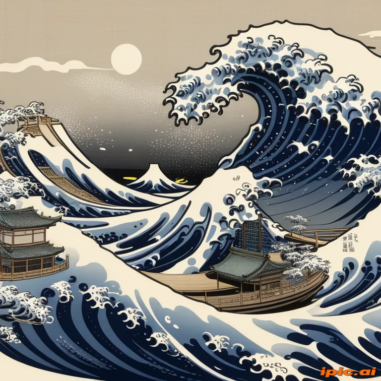 the great wave wallpaper