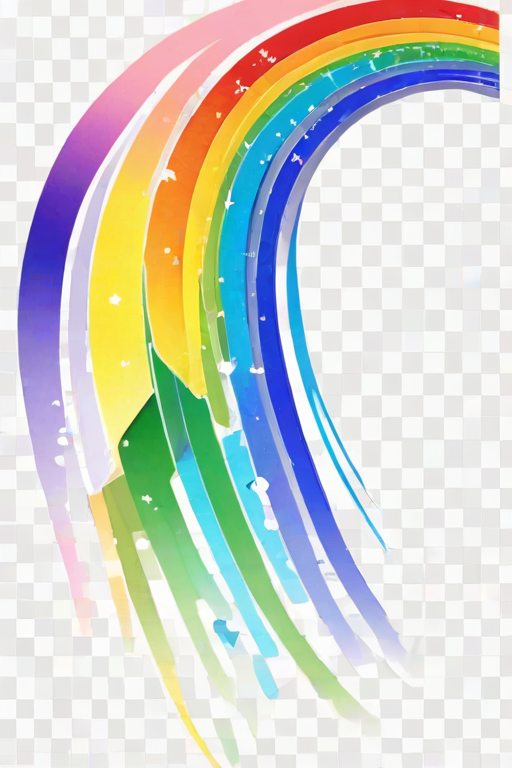 transparent background rainbow clipart
