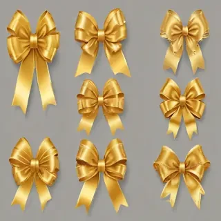 gold ribbon clipart