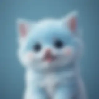 blue cute wallpaper for iphone