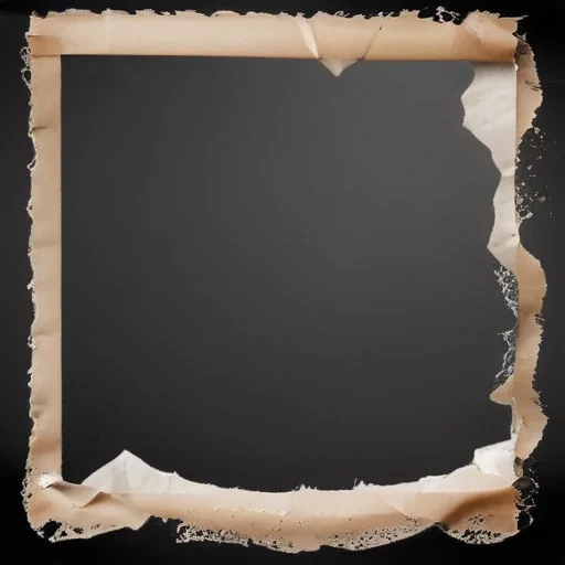 transparent background ripped paper