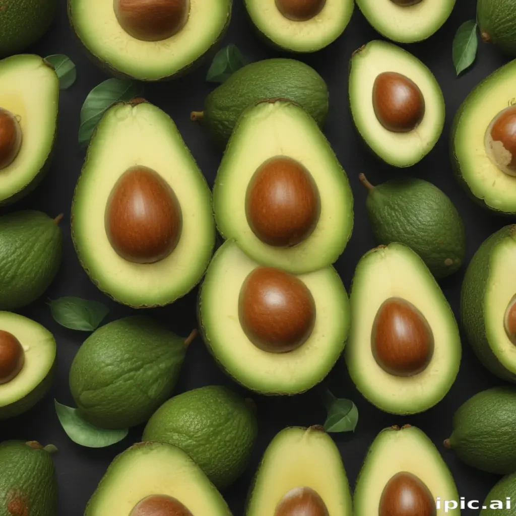 avocado drawing