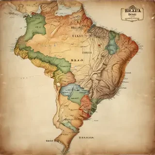 map of brazil
