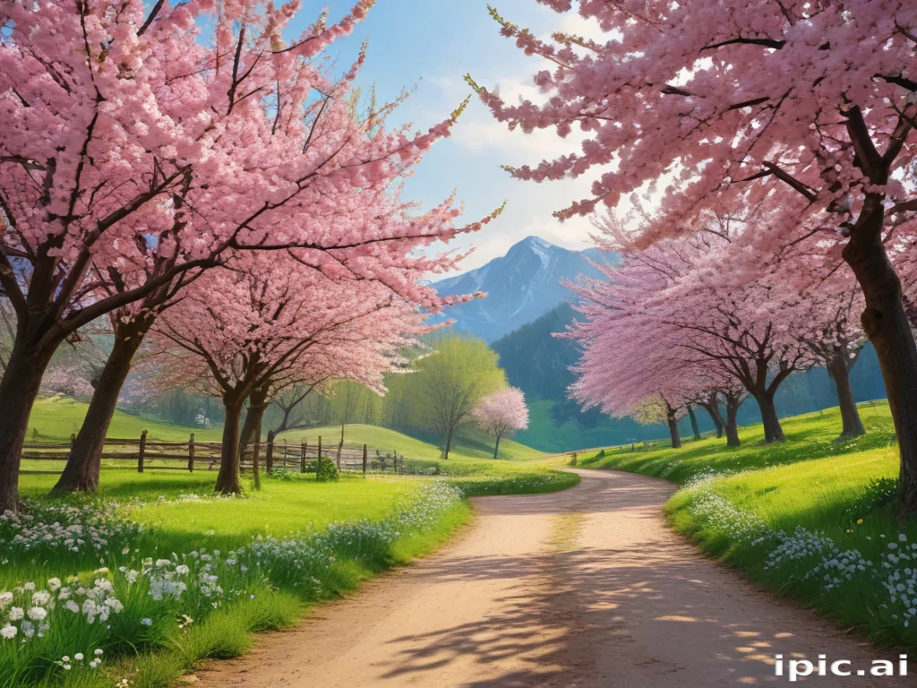 spring aesthetic desktop wallpaper