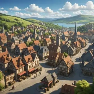 town background