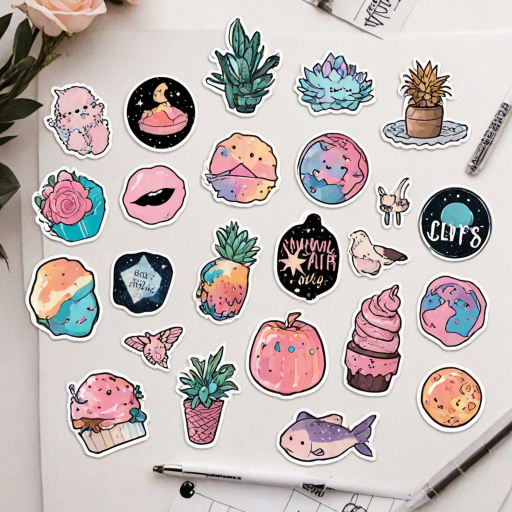 aesthetic stickers printable