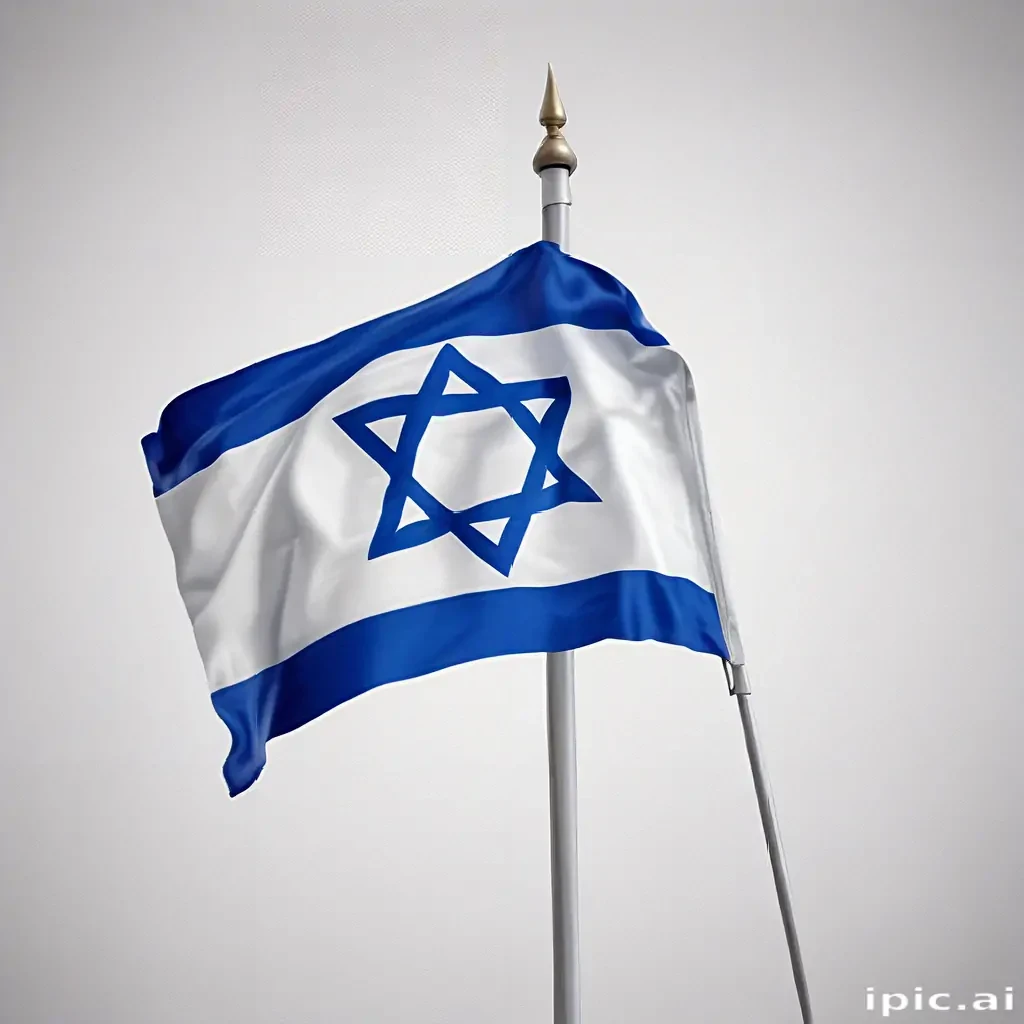 transparent israel flag