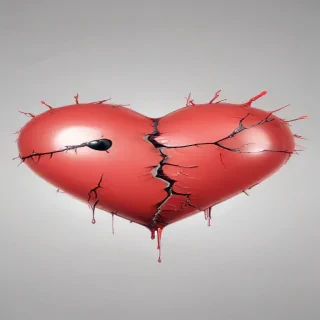 broken heart transparent