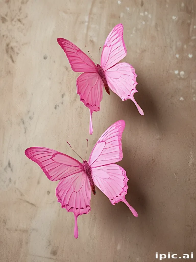 pink butterfly images