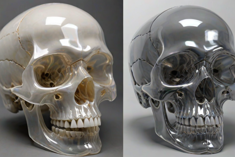 transparent skull