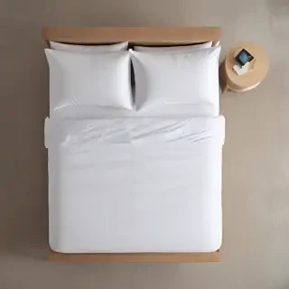 bed top view