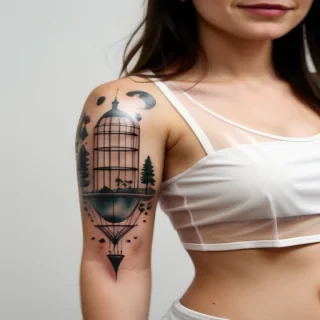 transparent tattoo