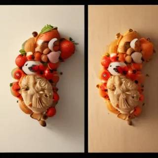 animated food
