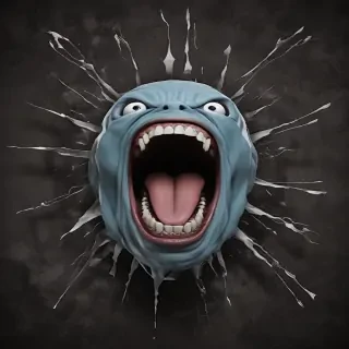 screaming background