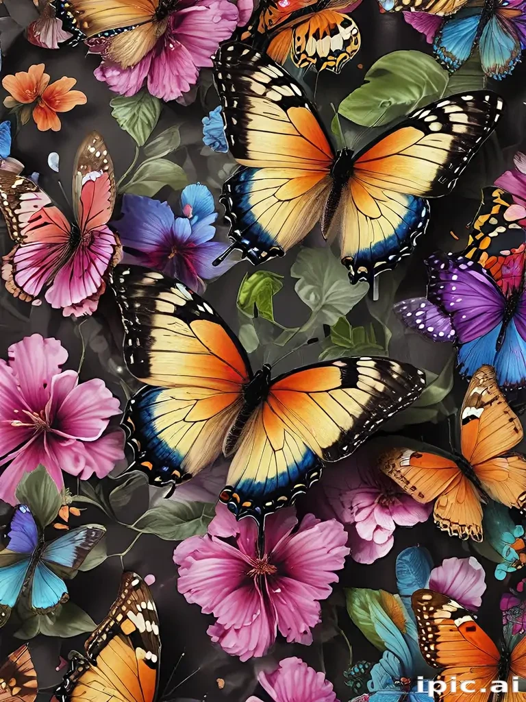 beautiful butterflies wallpaper