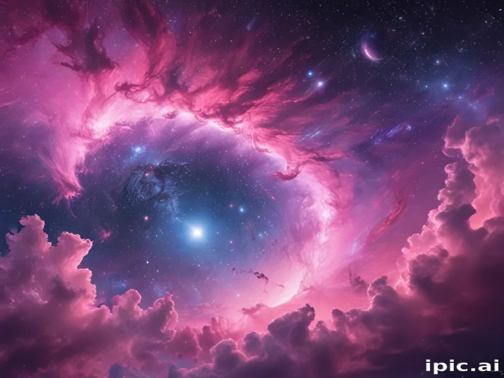 pink galaxy wallpaper