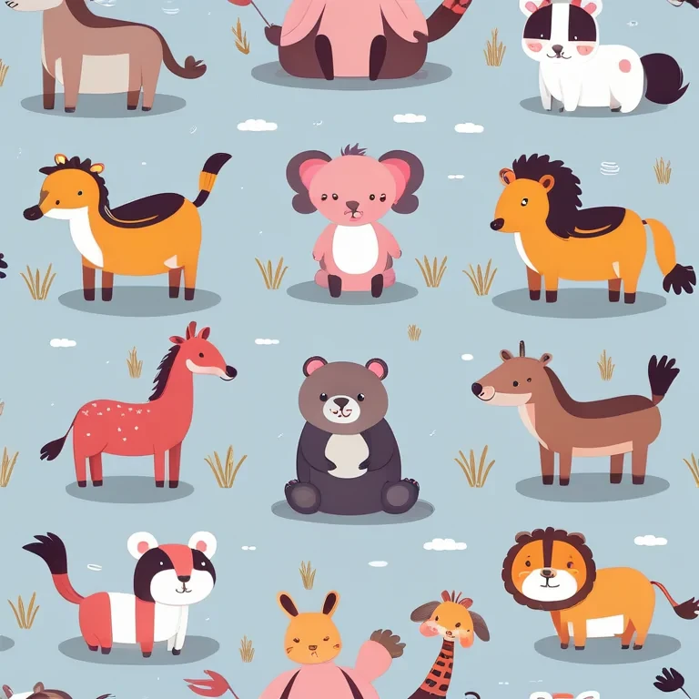 cute animal background