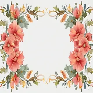 floral border png