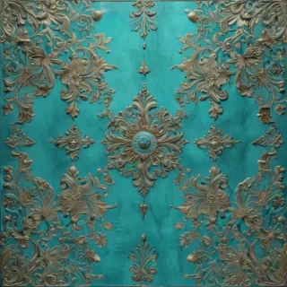 turquoise background