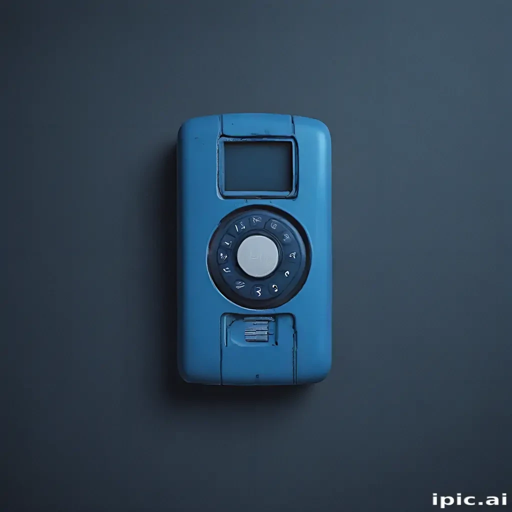 blue phone wallpaper