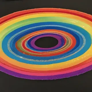 rainbow back round