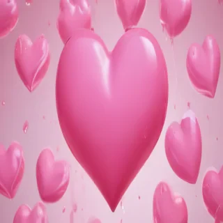 pink hearts aesthetic