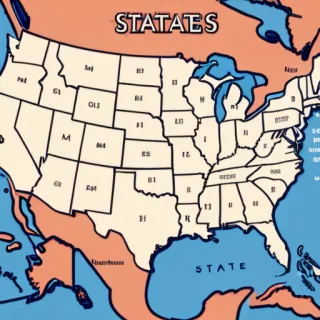 map of the states