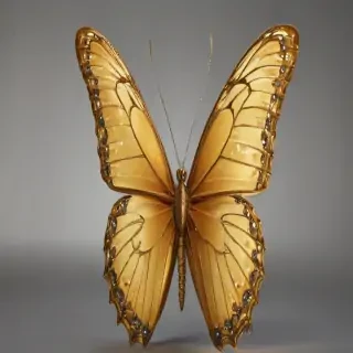 golden butterfly png