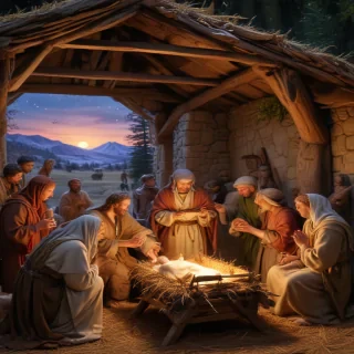 manger scene images free