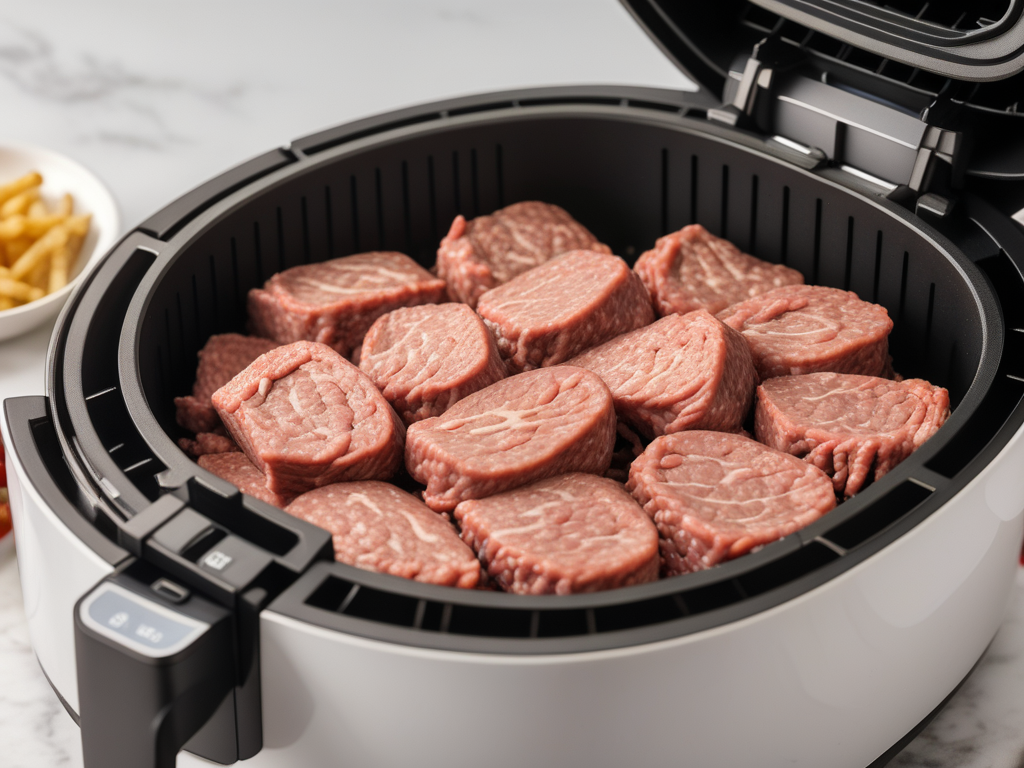 how long to cook ground beef in air fryer