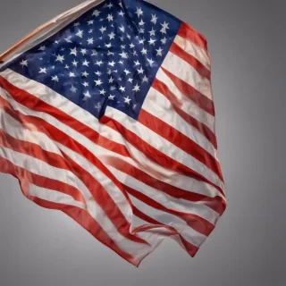 transparent american flag clipart