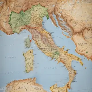 map of italy