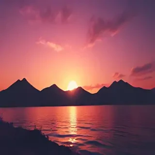 sunset aesthetic wallpaper