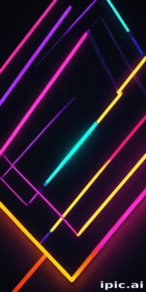 neon wallpaper iphone