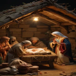 images of the manger scene