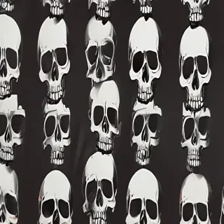 skull background