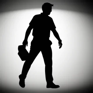 person silhouette png