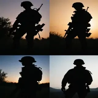 soldier silhouette