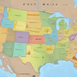 map of the united states of america