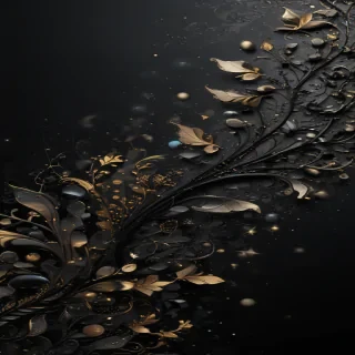 black background with glitter