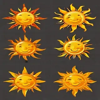 sun cartoon png
