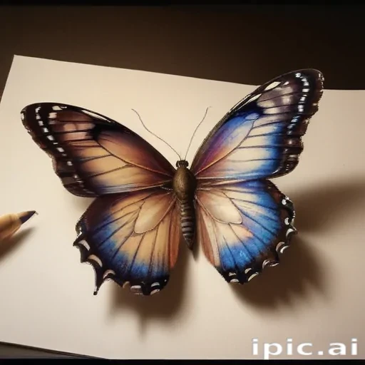 picture of a butterfly drawing