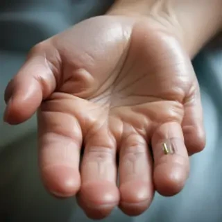 hospital patient hand pic