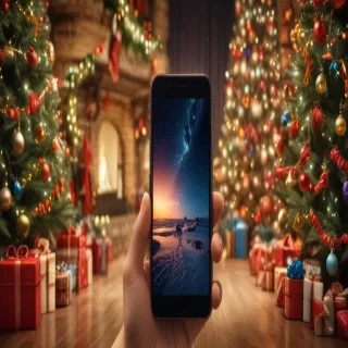 christmas phone background