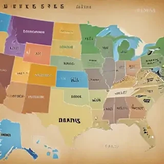 united states map