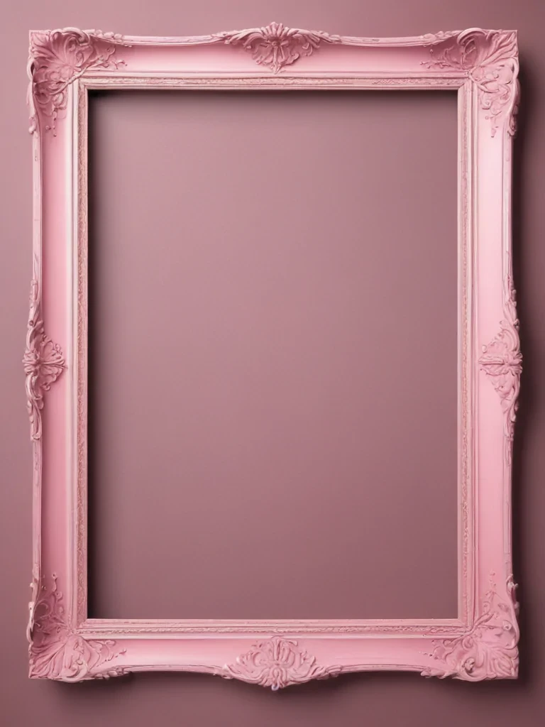 pink frame png