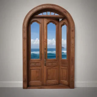 opening door png