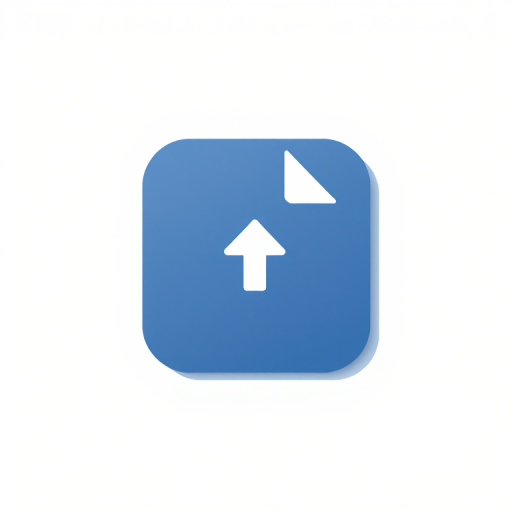Generate a high-resolution image of a minimalist design for a user interface icon featuring a document upload symbol and a grid layout, using a DSLR camera with a 50mm lens, aperture set to f/2.8, ISO 100, shot from a top-down view in natural light.