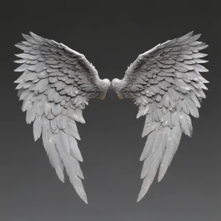 realistic angel wings png